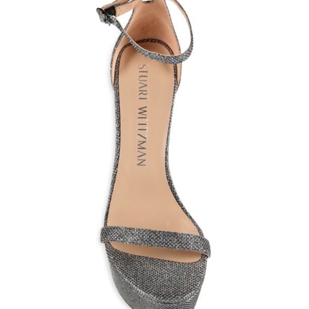 New Stuart Weitzman Nudistcurve Open Toe Platform… - image 5